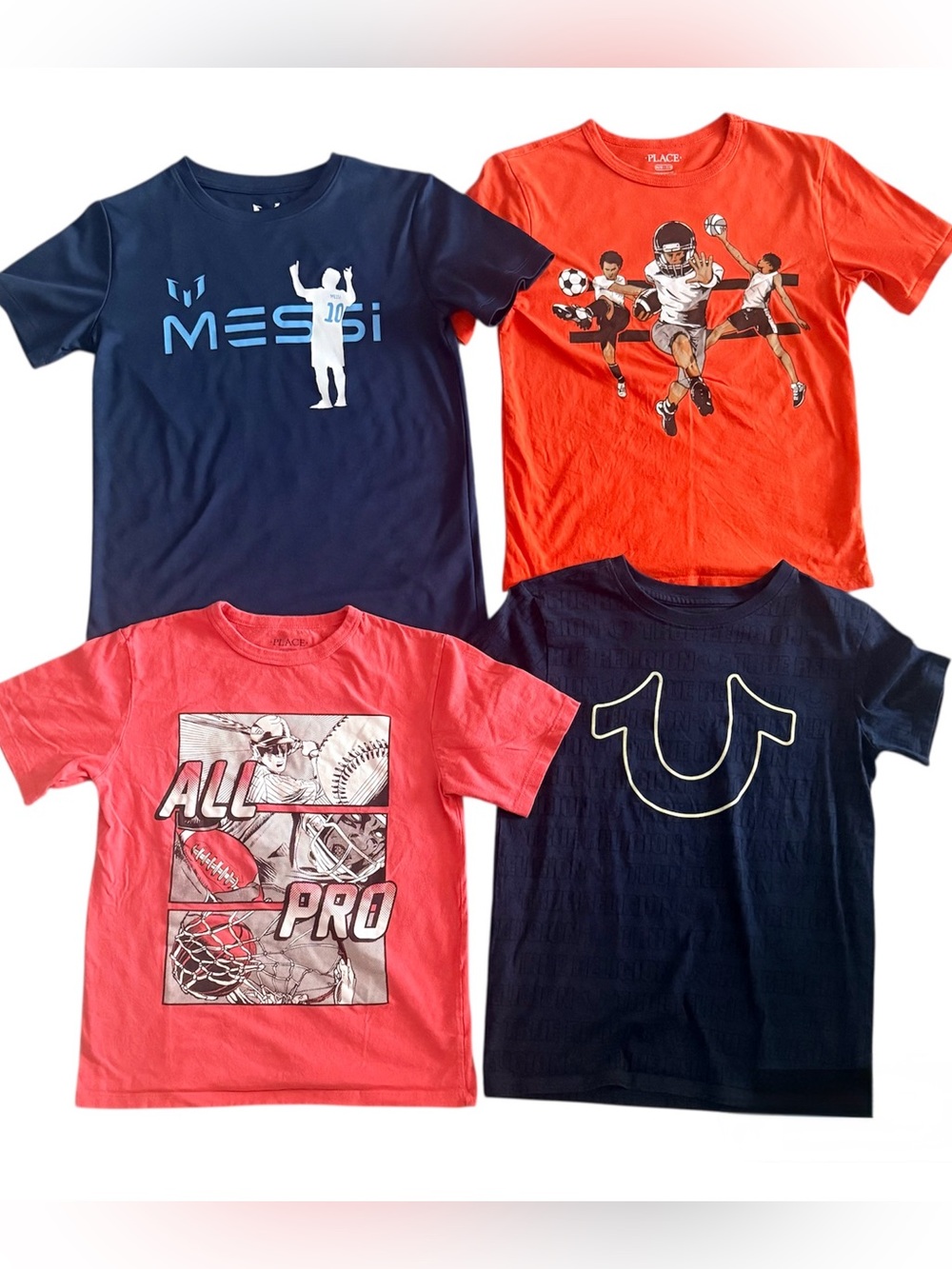 Boys T-Shirt Bundle (4) Size 7/8